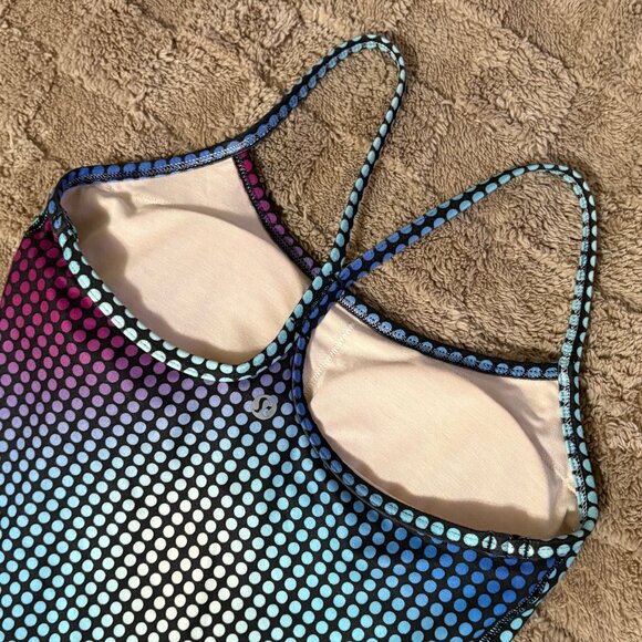 Lot of 2 Lululemon Power Y Tank Yoga Top Wunder Under Crop Leggings Yoga Black 4 - Picture 7 of 14